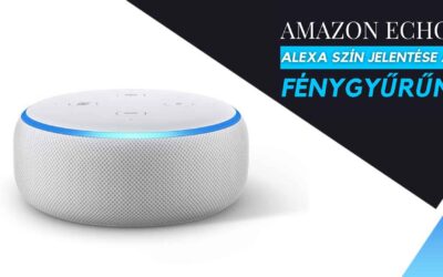 Amazon Echo: Alexa szín jelentése a fénygyűrűn