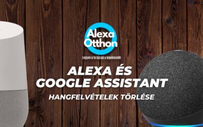 Alexa és Google Assistant hangfelvételek törlése
