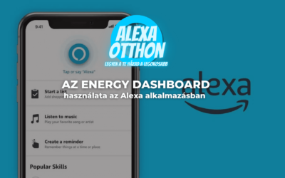 Az Energy Dashboard használata az Alexa alkalmazásban