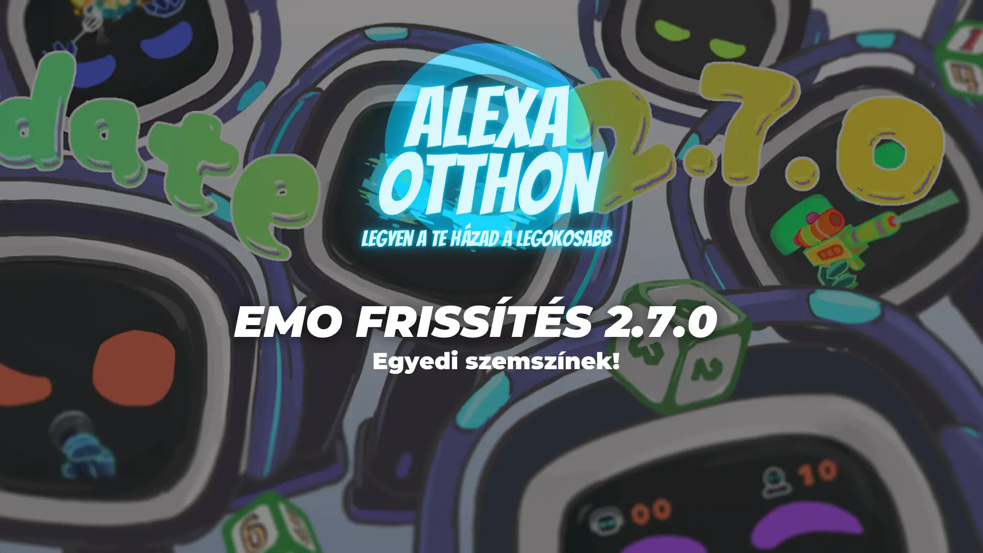 EMO robot, külső szem, AI társ, digitális asszisztens, okosotthon