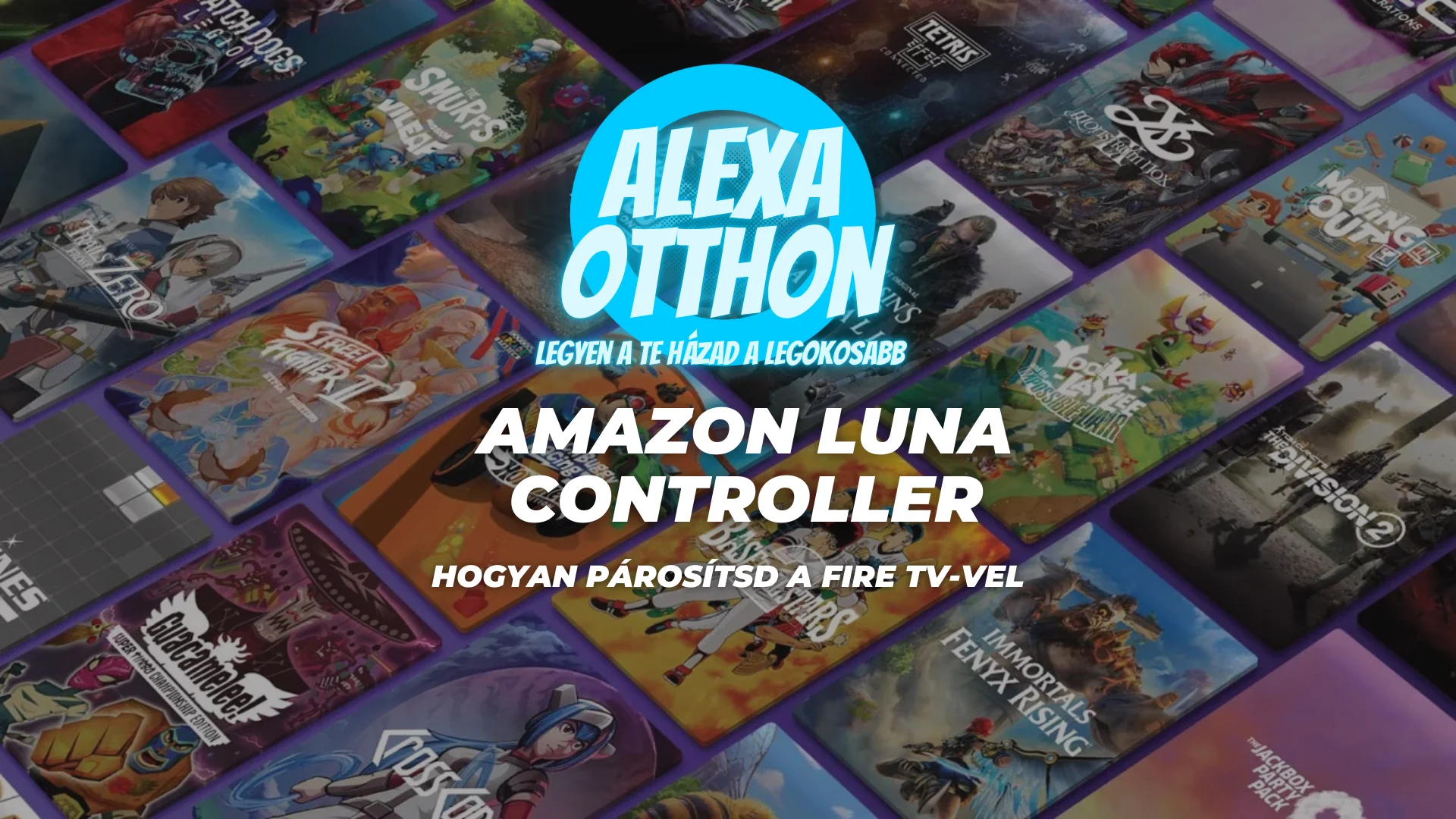 Amazon Luna Controller játékvezérlő, Fire TV párosítás, cloud gaming, Alexa okosotthon