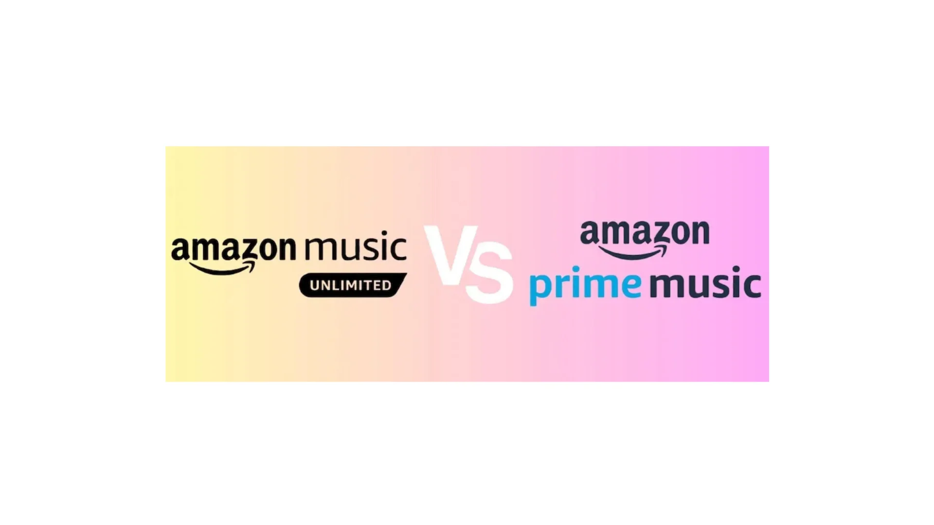 Az Amazon két különböző zenei streaming szolgáltatást kínál: az Amazon Prime Music és az Amazon Music Unlimited
