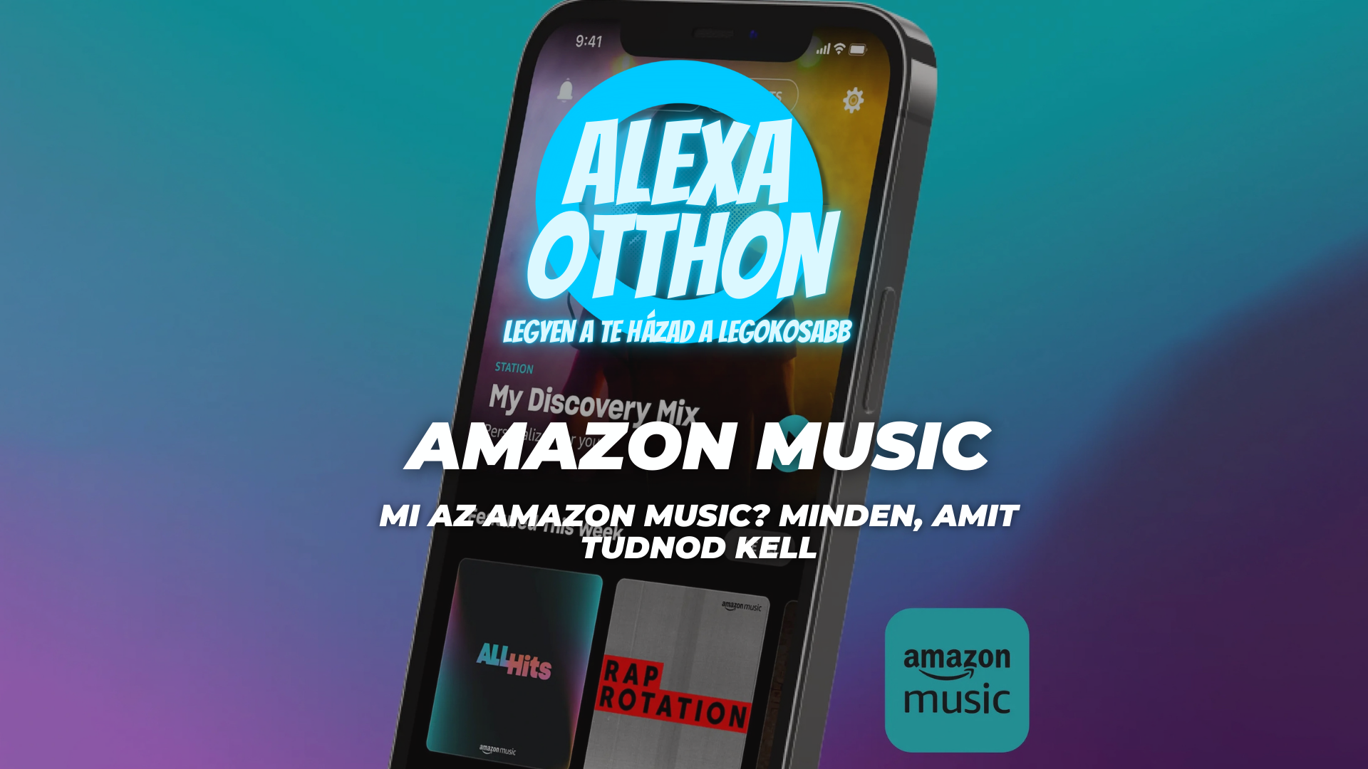 Amazon Music Alexa okosotthon streaming zene hallgatás szolgáltatás