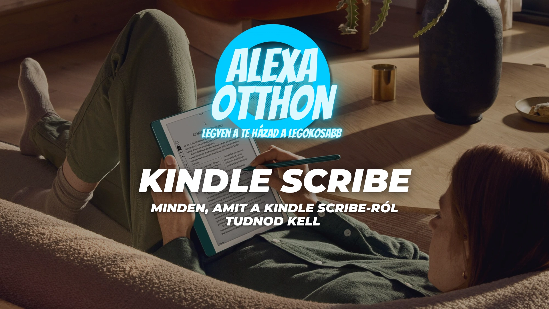 Amazon Kindle Scribe e-könyv olvasó digitális írás jegyzetelés eszköz