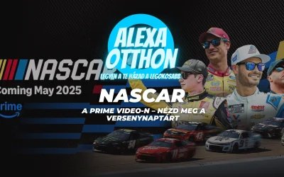 NASCAR a Prime Video-n – Nézd meg a versenynaptárt