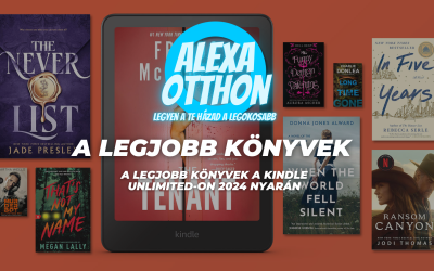 A legjobb könyvek a Kindle Unlimited-on 2024 nyarán