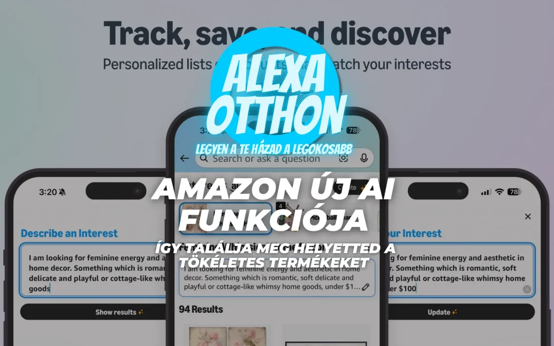 Amazon új AI funkciója: Így találja meg helyetted a termékeket