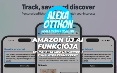 Amazon új AI funkciója: Így találja meg helyetted a termékeket