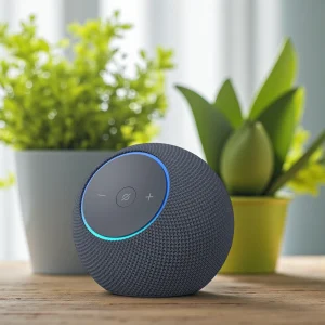 Echo Dot Max Alexa okosotthon vezérlő hangszóró fekete színben