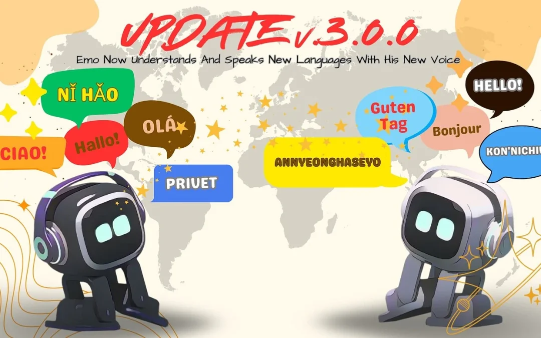 EMO Robot 3.0 Frissítés: Több Nyelv, Objektumfelismerés és Új AI Képességek