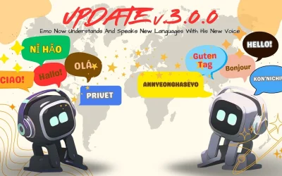 EMO Robot 3.0 Frissítés: Több Nyelv, Objektumfelismerés és Új AI Képességek